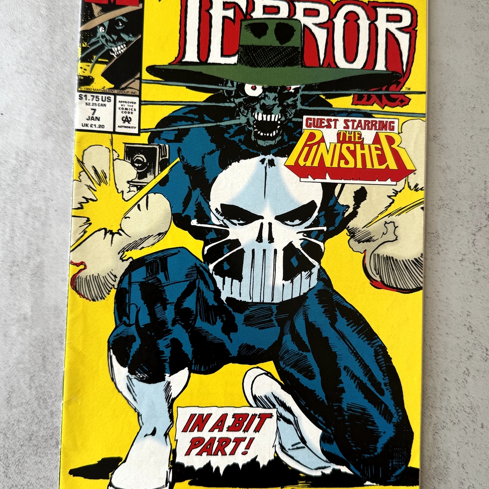 Marvel Terror Inc Comic with Yellow and Black Cover